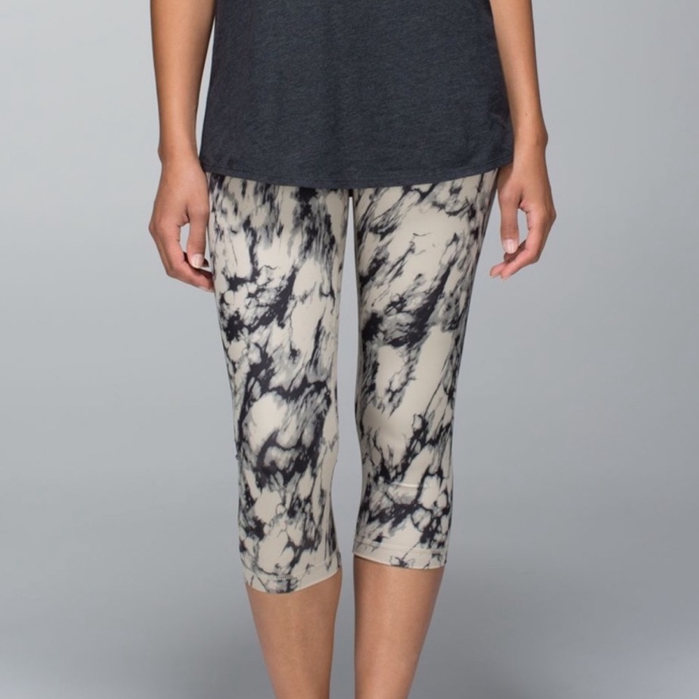 Lululemon wunder under crop great granite leggings - Picture 5 of 16